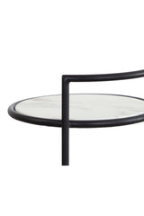 Gold Frame Indoor/Outdoor End Table by Splendido Parga Outdoor Side Table, alternate view 19