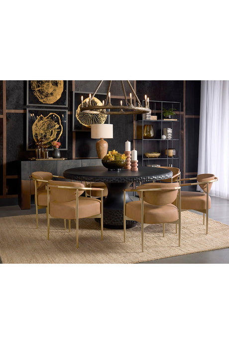 Black Concrete Indoor/Outdoor Dining Table by Splendido Brando, alternate view 5