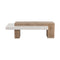 Rectangular Timber-Effect Indoor/Outdoor Coffee Table by Splendido Herriot