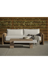 Rectangular Timber-Effect Indoor/Outdoor Coffee Table by Splendido Herriot, alternate view 7