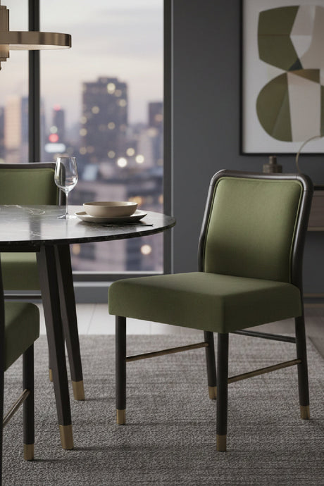 Rubberwood Framed Dining Chairs (2) by Splendido Jeno, alternate view 2