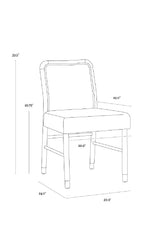 Rubberwood Framed Dining Chairs (2) by Splendido Jeno, alternate view 10