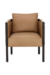 Curved Wood Frame Lounge Chair by Splendido Wilder Accent Chair, alternate view 10
