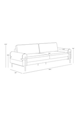 Brown Leather Strapped Sofa by Splendido Camus, alternate view 12