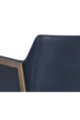 Leather-Look Bar Stool by Splendido Bernadette Barstool, alternate view 8
