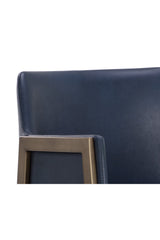 Leather-Look Bar Stool by Splendido Bernadette Barstool, alternate view 9