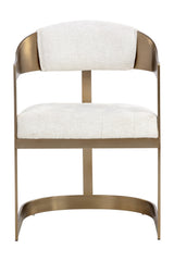 Antique Brass Framed Dining Chair by Splendido Beaumont