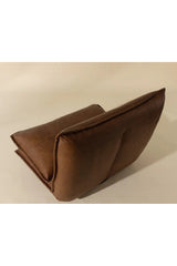 Brown Leather Swivel Armless Chair by Splendido Colson Accent Chair, alternate view 13