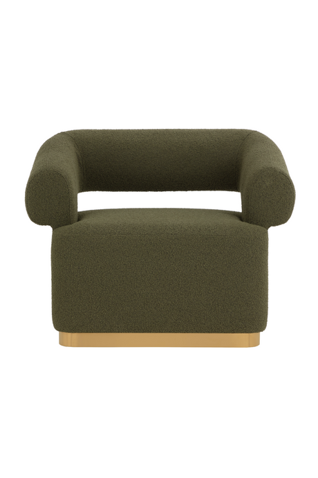 Green Swivel Lounge Chair by Splendido Aggie Accent Chair, alternate view 3