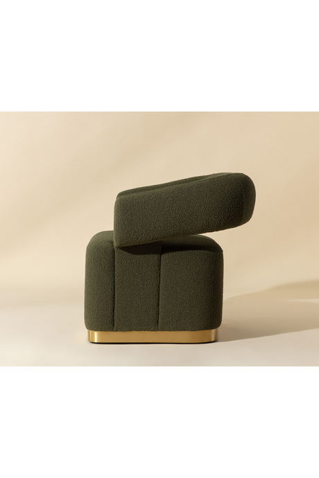 Green Swivel Lounge Chair by Splendido Aggie Accent Chair, alternate view 9