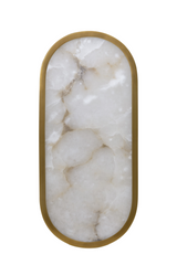 Oval Alabaster Wall Lamp by Splendido Sidra, alternate view 3