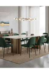 Cream Marble Dining Table by Splendido Astara, alternate view 2