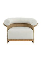 Woven Wicker Indoor/Outdoor Lounge Chair by Splendido Asos, alternate view 5