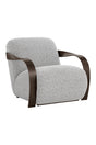Twisted Brass Arm Lounge Chair by Splendido Sonesta Accent Chair