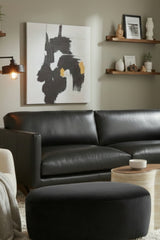 Curved Upholstered Ottoman by Splendido Soraya, alternate view 9