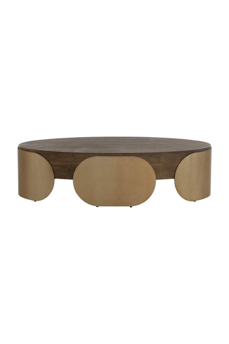 Timber Effect Indoor/Outdoor Coffee Table by Splendido Amarula