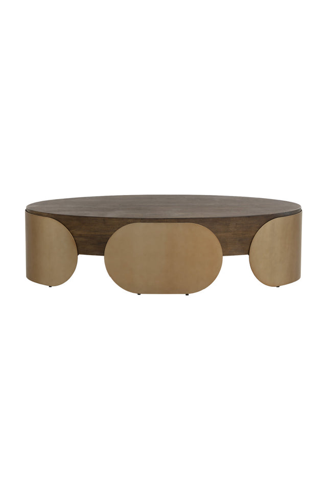 Timber Effect Indoor/Outdoor Coffee Table by Splendido Amarula