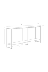 2-Layer Iron Console Table by Splendido Eiffel, alternate view 12