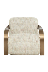 Twisted Brass Arm Lounge Chair by Splendido Sonesta Accent Chair, alternate view 15