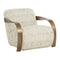 Twisted Brass Arm Lounge Chair by Splendido Sonesta Accent Chair, alternate view 13