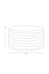 Hand-Sculpted Concrete Coffee Table by Splendido Corey, alternate view 22