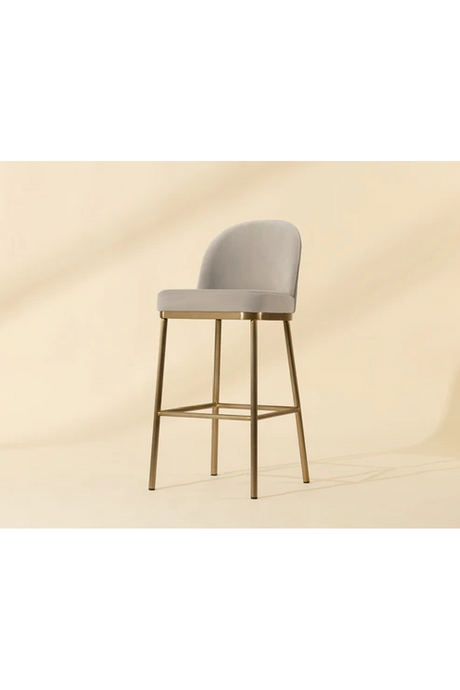 Taupe Modern Bar Stool by Splendido Lavania Barstool, alternate view 11