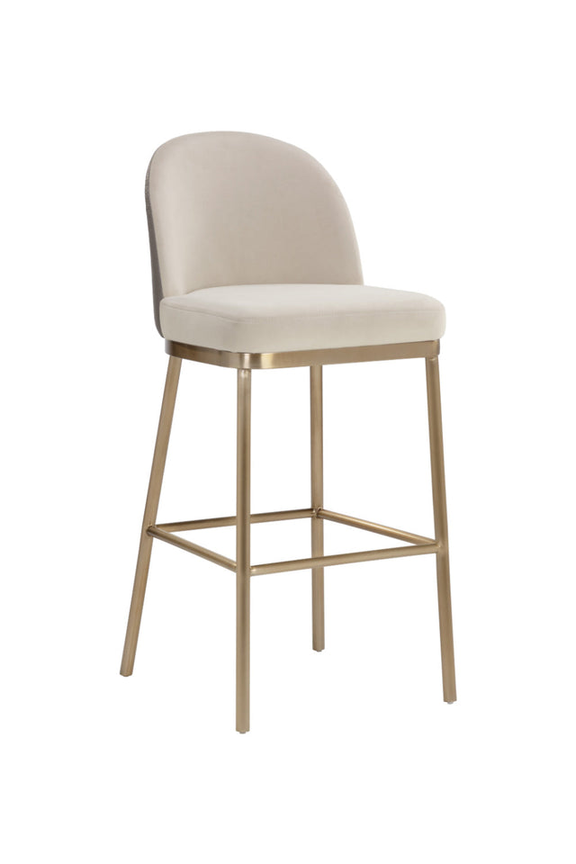 Taupe Modern Bar Stool by Splendido Lavania Barstool
