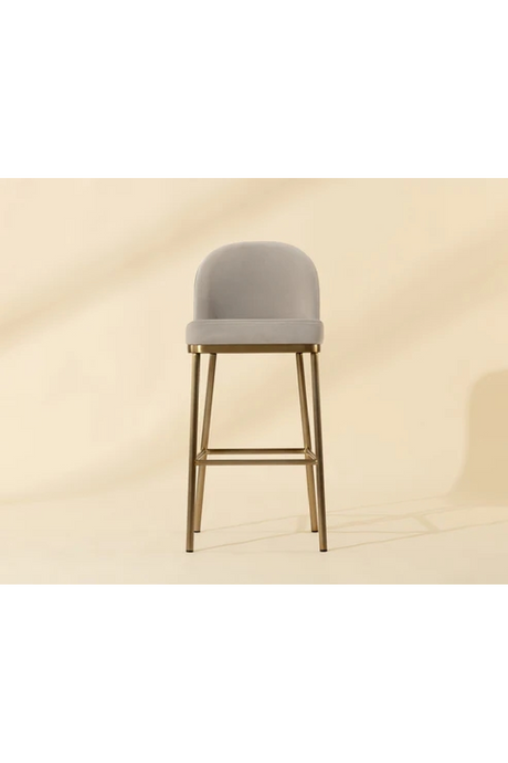 Taupe Modern Bar Stool by Splendido Lavania Barstool, alternate view 12