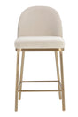 Minimalist Upholstered Counter Stool by Splendido Lavania