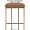 Two-Toned Low-Back Bar Stool by Splendido Larissa Barstool, alternate view 3