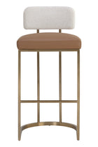 Two-Toned Low-Back Bar Stool by Splendido Larissa Barstool, alternate view 3