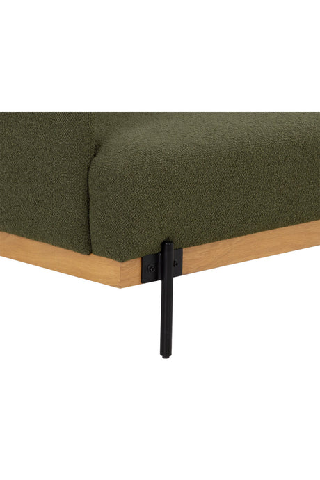 Oak Frame Boucle Sofa by Splendido Saul, alternate view 5