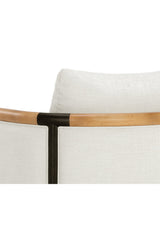 Curved Wood Frame Lounge Chair by Splendido Wilder Accent Chair, alternate view 6