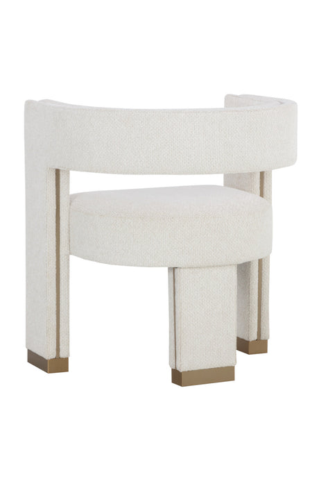 Curved 3-Legged Dining Chair by Splendido Adamina, alternate view 5