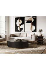 Reeded Oak Coffee Table by Splendido Kalla, alternate view 15