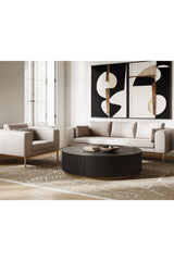 Reeded Oak Coffee Table by Splendido Kalla, alternate view 16