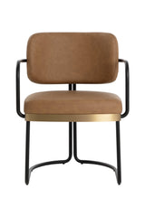 Cantilevered Leather Look Dining Chair by Splendido Jalen, alternate view 7