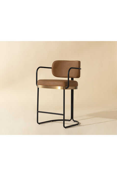 Modern Curved Seating Counter Stool by Splendido Jalen, alternate view 17