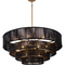 4-Tier Rustic Jute Chandelier by Splendido Lumina, alternate view 7