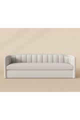 Vertical-Tufted Cream Sofa by Splendido Birrit, alternate view 6