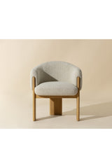 Cream 3-Legged Dining Armchair by Splendido Trine Dining Chair, alternate view 7