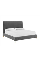 Vertical-Tufted Queen Bed by Splendido Harris, alternate view 3