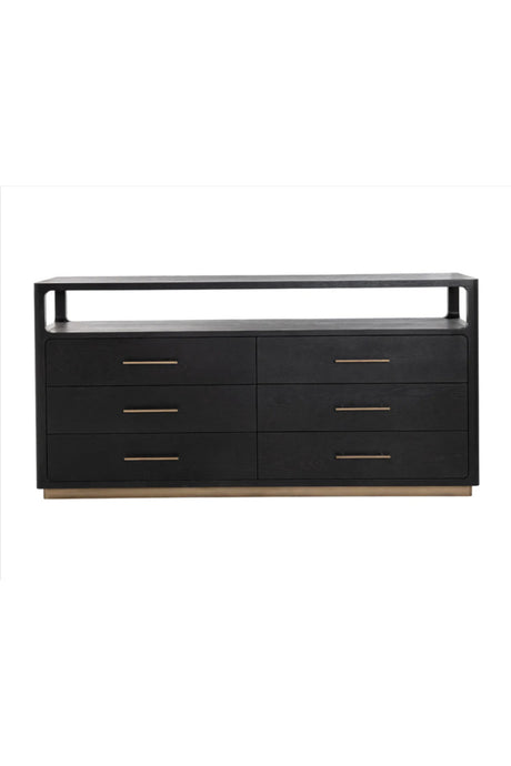 6-Drawer Oak Veneer Dresser by Splendido Danette, alternate view 10
