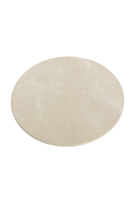 Round Cream Marble Coffee Table by Splendido Bonita, alternate view 5