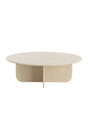 Round Cream Marble Coffee Table by Splendido Bonita