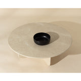 Round Cream Marble Coffee Table by Splendido Bonita, alternate view 11