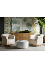 Patterned Oak 4-Door Sideboard by Splendido Fauna, alternate view 10