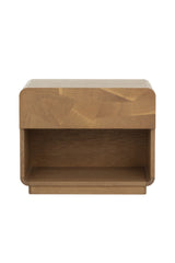 Oak Mosaic 1-Drawer Nightstand by Splendido Fauna