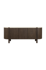 Solid Oak 4-Door Sideboard by Splendido Banyan