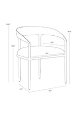 Antique Brass Framed Dining Chair by Splendido Zanatta, alternate view 23